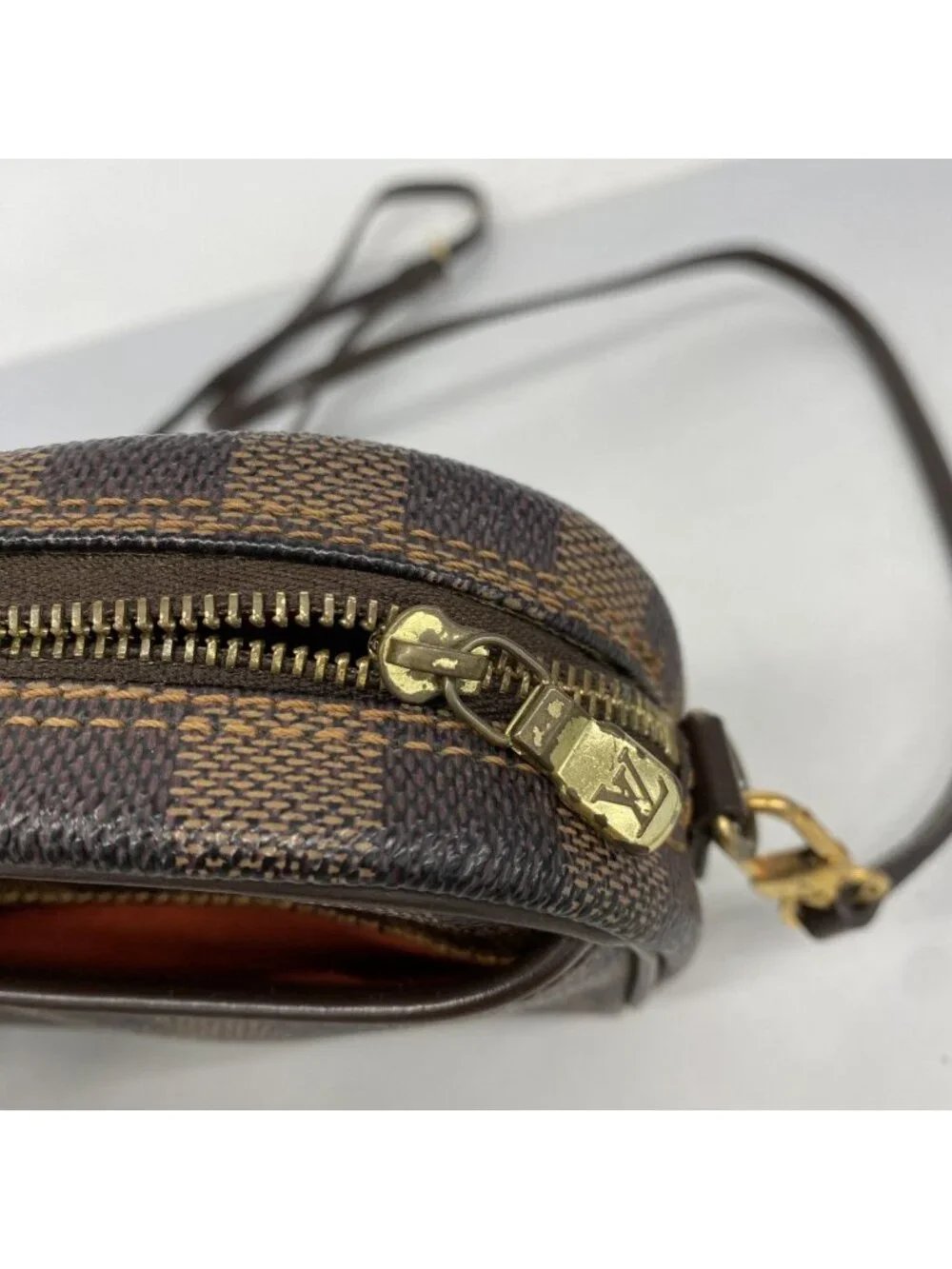 Louis Vuitton Shoulder Bag Damier Pochette Ipanema Ebene - Picture 8 of 10